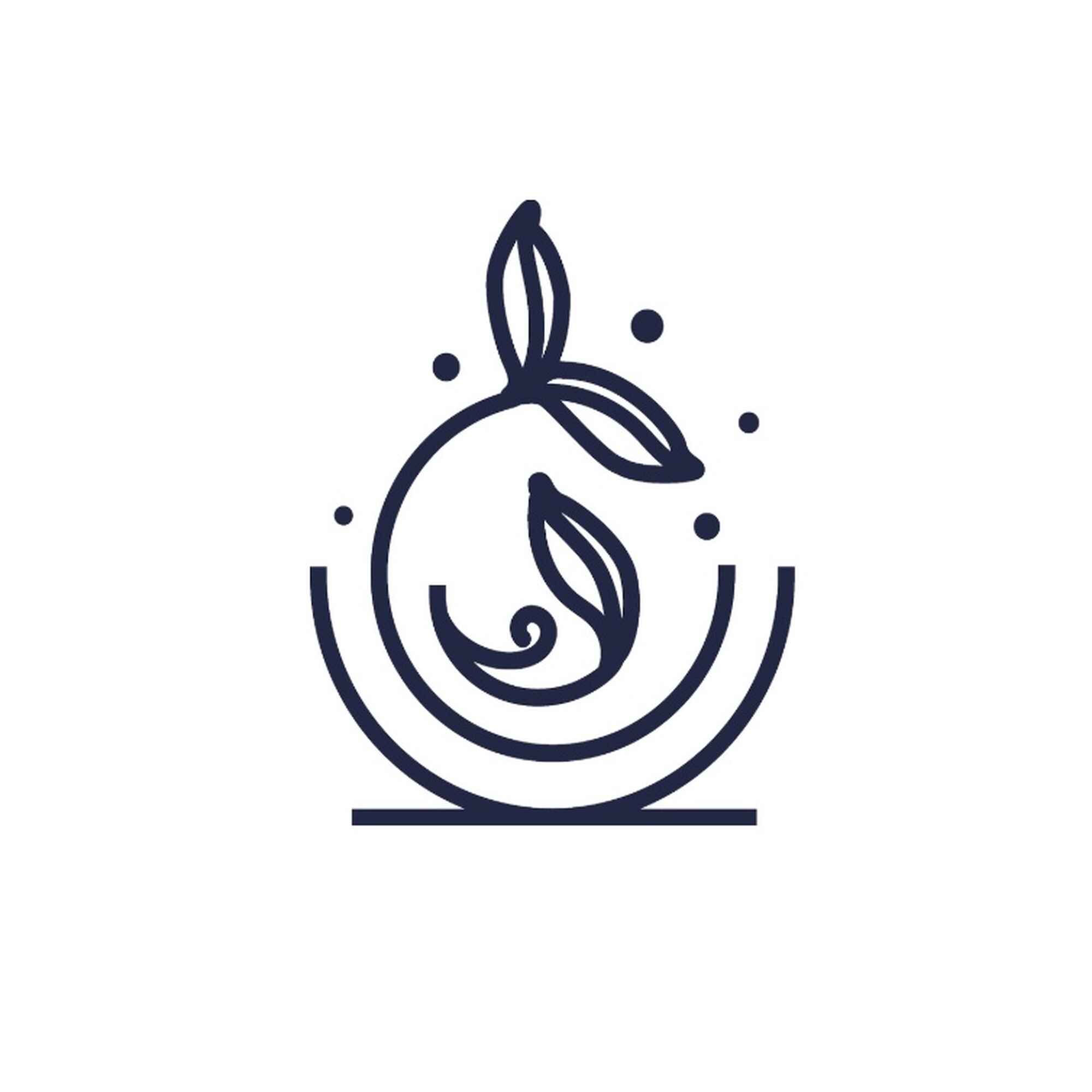 Nutrient Density Initiative logo featuring a stylized pear with leaves and sparkles